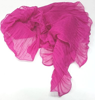 Vil-Scarf Ruffled Women's Accessories, Color Pink One Size