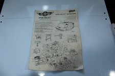 Vintage 1991 Micro Machines Super Van City Assembly Instruction Sheet Only