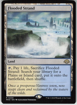 #ad MTG Flooded Strand Normal NM Modern Horizons 3 Magic 220 $16.49
