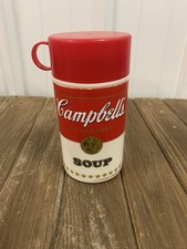 Thermos à soupe vintage Cambell’s, récipient à soupe 11,5 oz. Couvercle est bol ou tasse