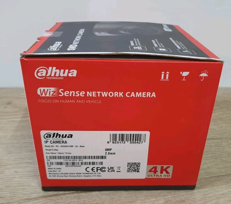 Dahua DH-IPC-HDW3841EMP-AS-BLACK Dome Network Camera - 4K - Image 2 of 4