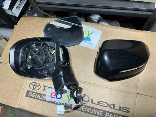 2023-2024 Kia Telluride Left Driver  Blind Spot Side Mirror LH OEM Black