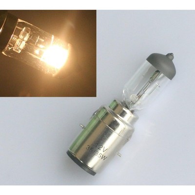 ShuoHui 2 x Bulb 12 V 35/35 W BA20d Socket Bilux Halogen Light Bulb for Scooter