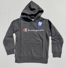 Kids Champion Fleece Hoodie Sweatshirt Boys Size Small Tagless Super Soft NWT