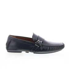 Mezlan Mez453 Mens Black Leather Loafers & Slip Ons Casual Shoes 9