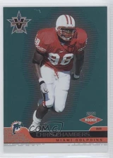 2001 Pacific Vanguard Rookie Rookies Missing Serial Number Chris Chambers RC