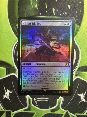 Ninja's Blades (Foil Rare) R 0108 Final Fantasy Mtg NM