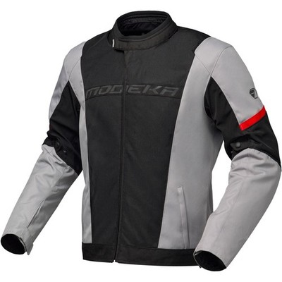 Modeka - Motorrad Herren Textiljacke L - Jano Air -  schwarz-hellgrau