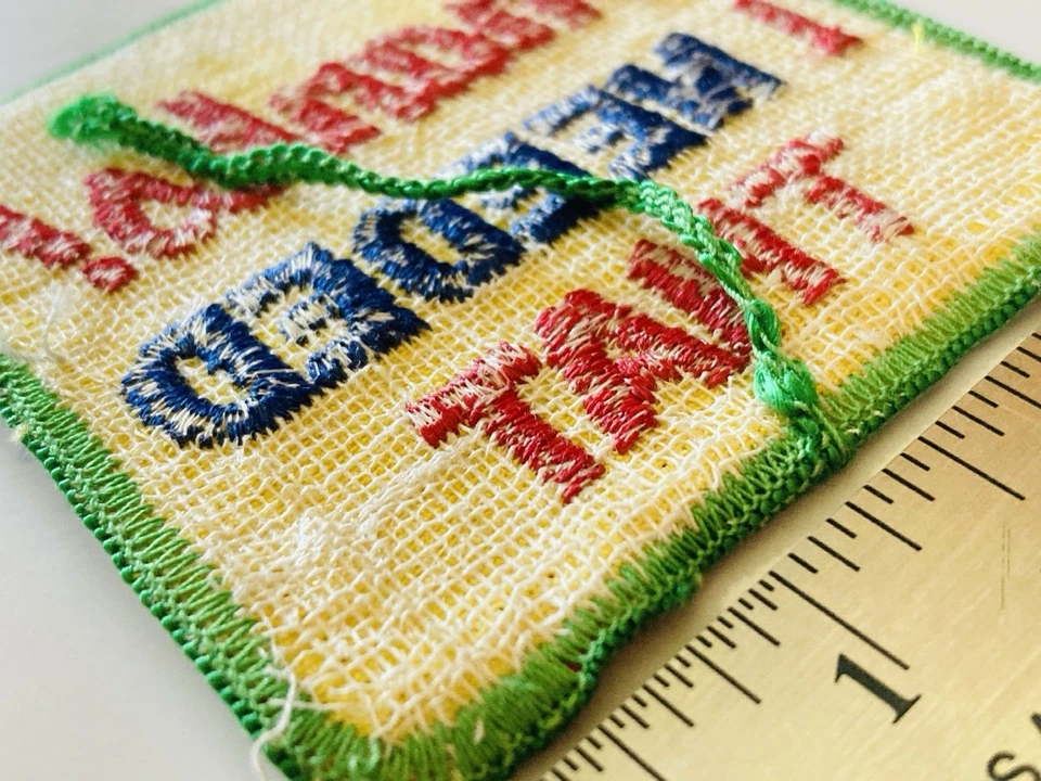 Thanks! I Needed That Cloth Embroidered Sew On Patch 2.75" Mennen Skin Bracer - Image 4 of 4