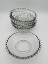 Schalen Vintage Teller mit Bubble Rand 60er Jahre Retro Set 5 St&uuml;ck