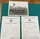 Post WW1 CMTC Citizens Military Training Camp Camp Custer Certificates & Photo