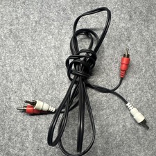 6FT 3.5mm Stereo Male Plug to Dual RCA Male Plugs Audio Splitter Y Adapter Cable