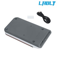 LABLT 6-Station Magnetic Stirrer Hot Plate Max Volume 6×500ml W/6 Stirring Bar