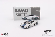 Mini GT 1:64 Jaguar C-X75 Silver Diecast Model Car MGT00960 New
