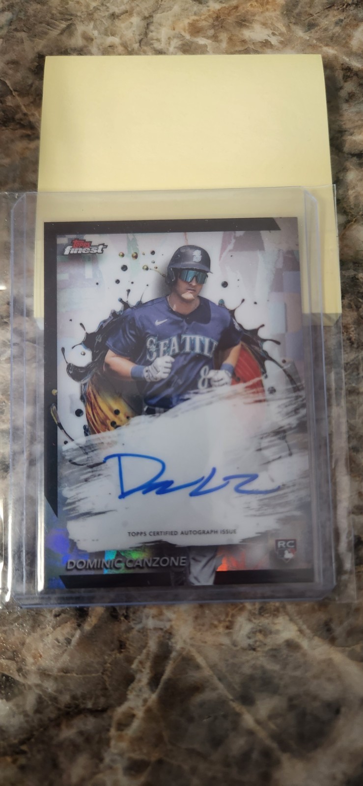 2024 Topps Finest - Finest Autographs Dominic Canzone #FA-DCAN (AU, RC)