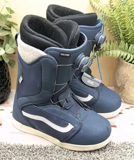 Vans Encore Pro BOA Women's Snowboard Boots Size 7.5 Blue