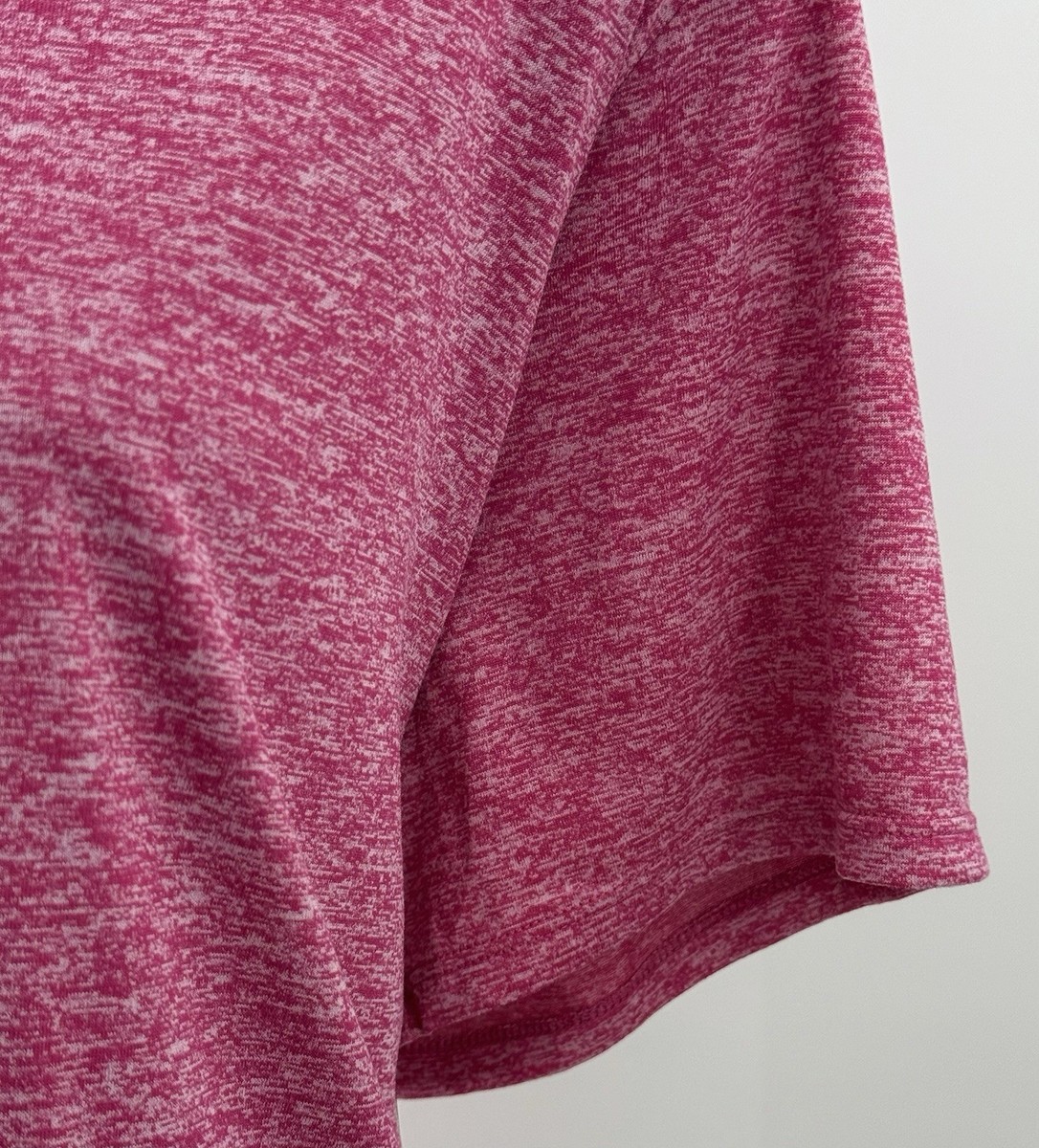 Nike “Legend Tee” Dri-Fit V Neck T-Shirt 922964 Heather Hot Pink