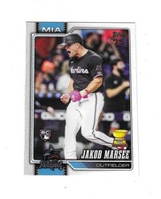 2026 Topps Series 1 Jakob Marsee Rookie Card #37