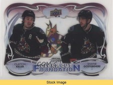 2022 Series 1 Clear Cut Foundations Clayton Keller Shayne Gostisbehere READ 12y6