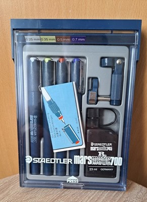 Staedtler Marsmatic 700   Brand New Complete Drafting & Lettering Set in...