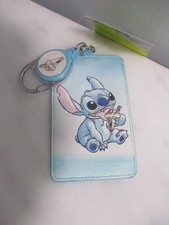 Disney Lilo  Stitch - Stitch Ice Cream Retractable Lanyard Cardholder NWT