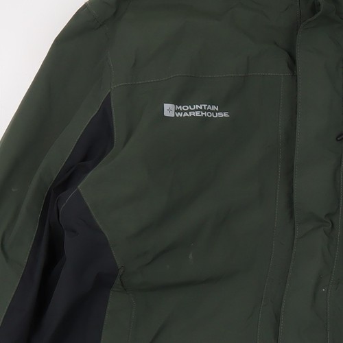 Mountain Warehouse Men's Green M Rain Coat - Picture 8 of 12