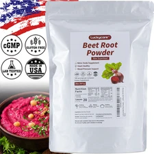 2Lbs Organic Beet Root Powder Raw Non-GMO Pure Beta Vulgaris Nitric Oxide Booste