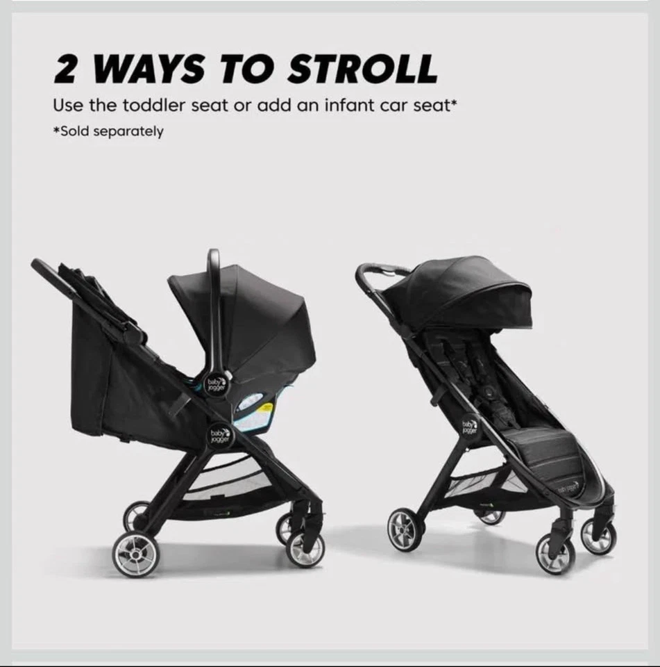 Cochecito compacto ligero Everett Green City Tour2 Foto 3 de 4