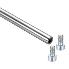 Linear Motion Rod Shaft Guide, 8mmx500mm 304 Stainless Steel with Screws