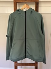 Creek Anglers Device Turquoise Full Zip Hoodie Soft shell Gorp L Tech Fleece