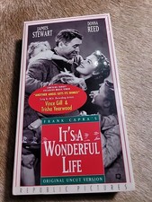 It's A Wonderful Life VHS Movie Sealed Original Uncut Version James Stewart
