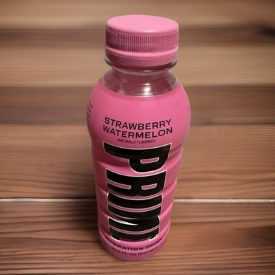 Prime Hydration Strawberry Watermelon Drink 16.9 oz Bottle Pack