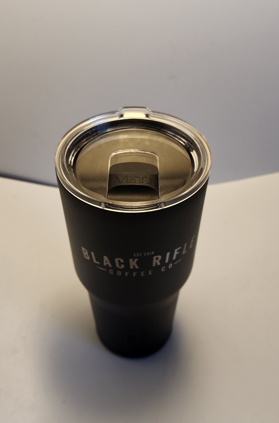 Black Rifle Coffee (YETI) Big Rig Travel Mug Stainless Steel...Pre-Owned..