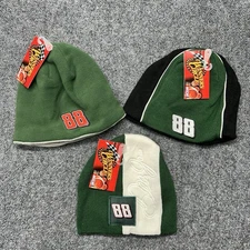 Dale Earnhardt Jr #88 Beanie Hat Lot of 3 AMP Energy Knit Cap NASCAR