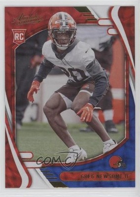 2021 Panini Absolute Red White & Blue Kaleidoscope Greg Newsome II Rookie RC 2l4