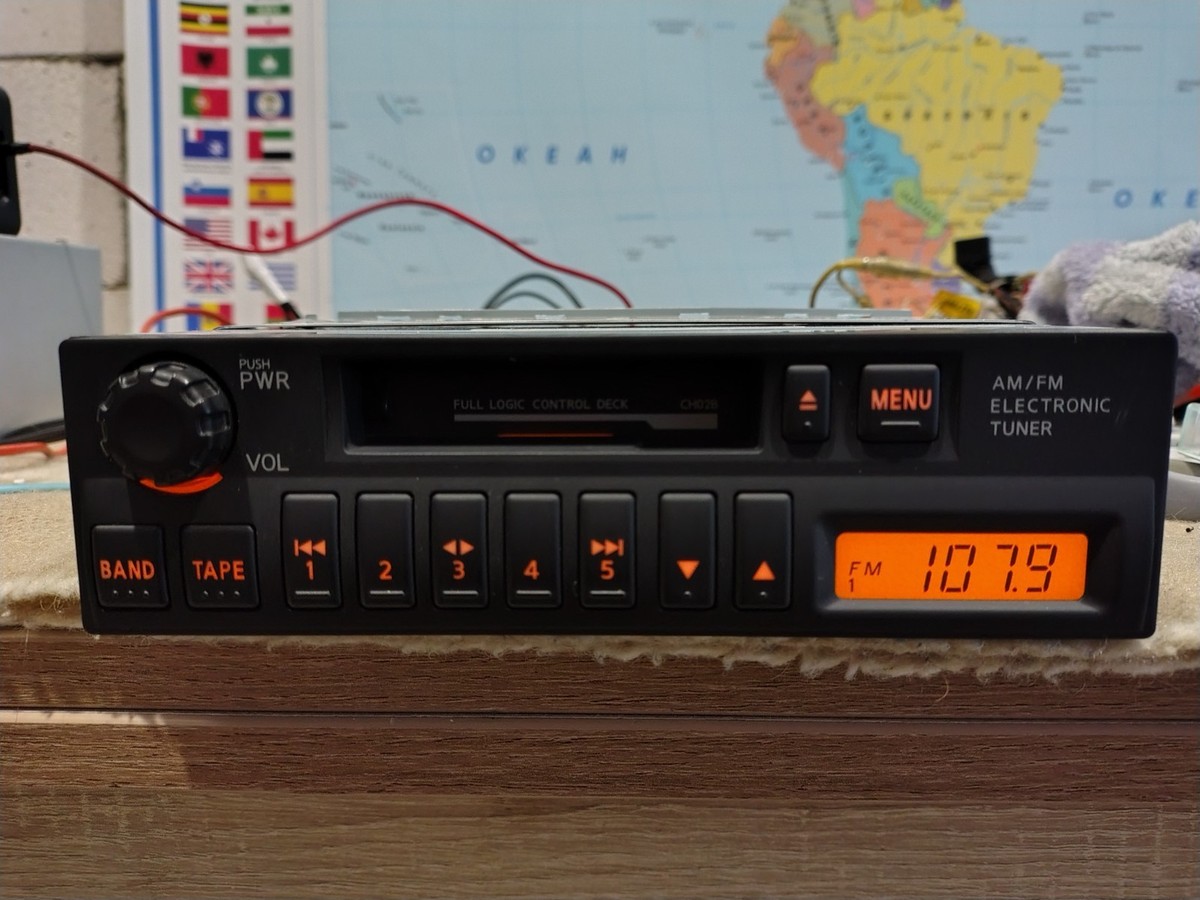 OEM Nissan Clarion PN-1757L Cassette Player In Dash Receiver Fully