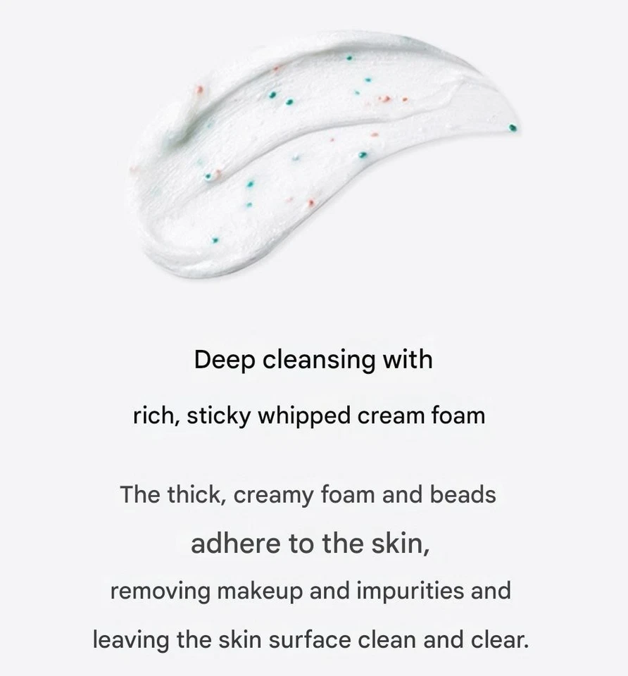 IOPE Moist Cleansing Whipping Foam 180ml | Gentle Hydrating Facial Cleanser K-Be - Image 3 of 4