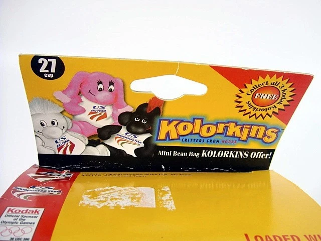 Kodak Max Flash Disposable 35mm Camera 23 Exposures Kolorkins Plush Promo In Box - Image 4 of 4