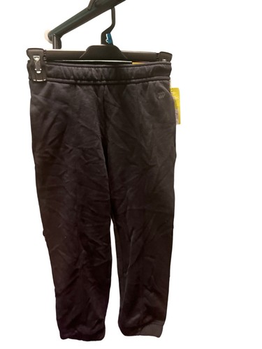 All in Motion Boy's Size XS 4/5 Fleece Jogger Pants Black
