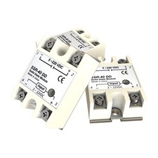 3 PCS SSR-40DD Single Phase Solid State Relay Input 3-32V DC to 12-220V DC