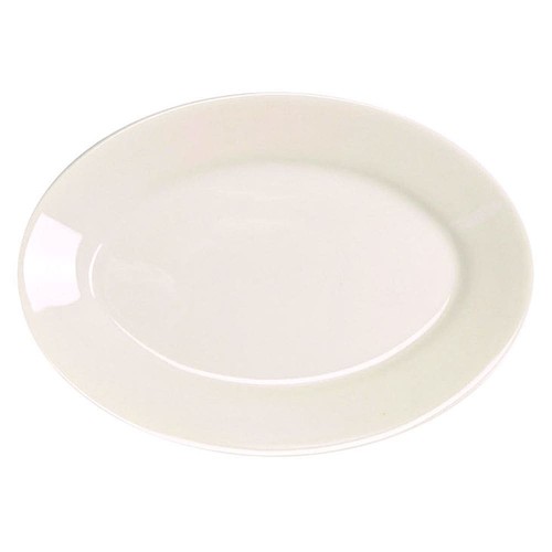 Homer Laughlin 15300 Undecorated RE Oval 9.5 Platter - 24 / CS"