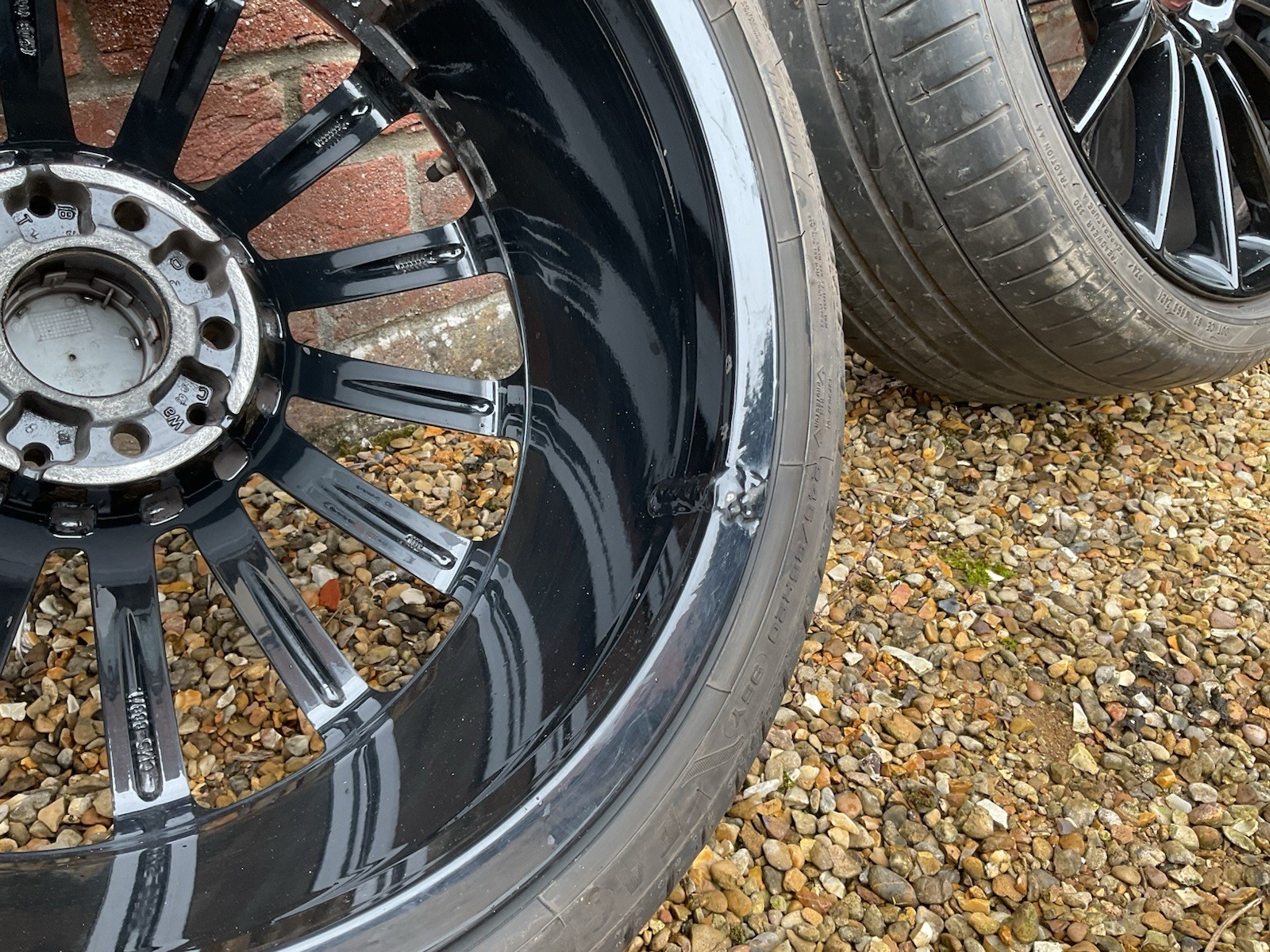 Mercedes-Benz AMG 20” Black Turbine Alloy Wheels Removed from 2017 E Class S213 - Image 8