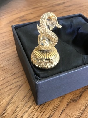 Max Factor Dolphin Perfume Compact - Vintage Rare.