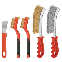 5 StüCk DrahtbüRsten Set, DrahtbüRste Mit 130Mm BüRste, Messing DrahtbüRste, Han