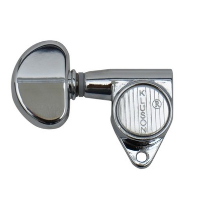 Kluson MLG33C Lockheads Kidney 3+3 Chrome - Gitarren Mechanik