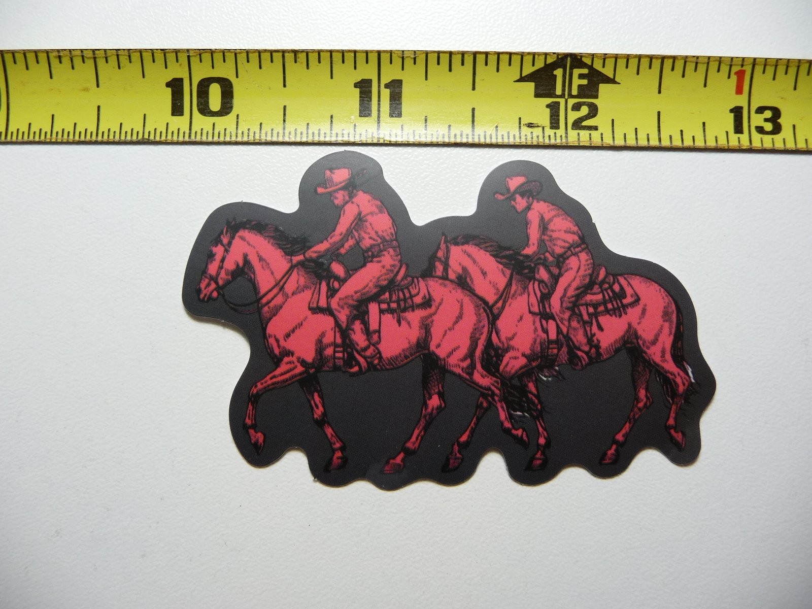 Cowboy Riding Horses Western Sticker Decal