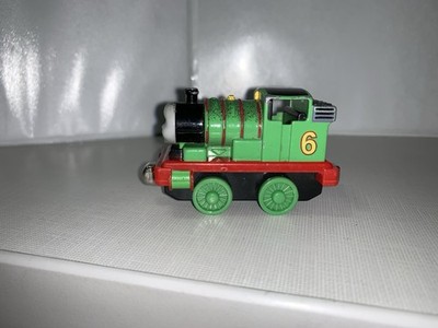 Thomas And Friends Take Along Coal Dust Percy Train 2002 Black Soot Spots