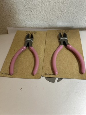 Precision 6.5'' Wire Cutters - Spring-Loaded Side Cutters for Crafting - 2 Pack
