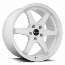 18x8.5 Vors Tr37 5x112 White 4 Wheel Fits Audi A4 S4 A5 S5 A6 Q3 Q5 Rs5 Rs6 Vw
