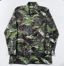 Vintage 70s 80s Gentleman Floral Button Up Shirt Sz M/L